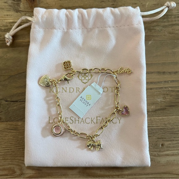 NEW Kendra Scott x LoveShackFancy Charm Bracelet - Picture 1 of 4